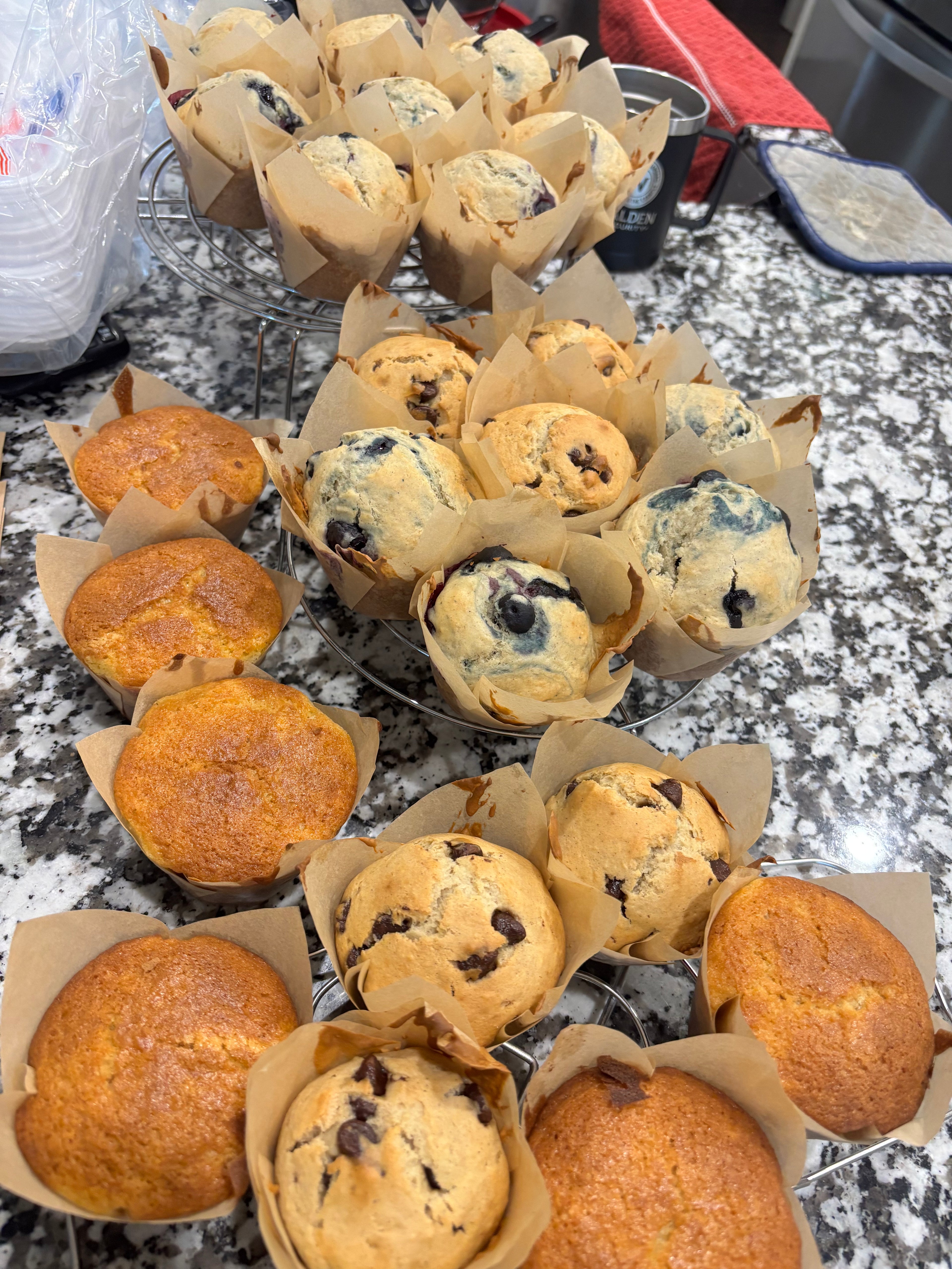 Muffins- Chocolate Chip- Sold by half dozens