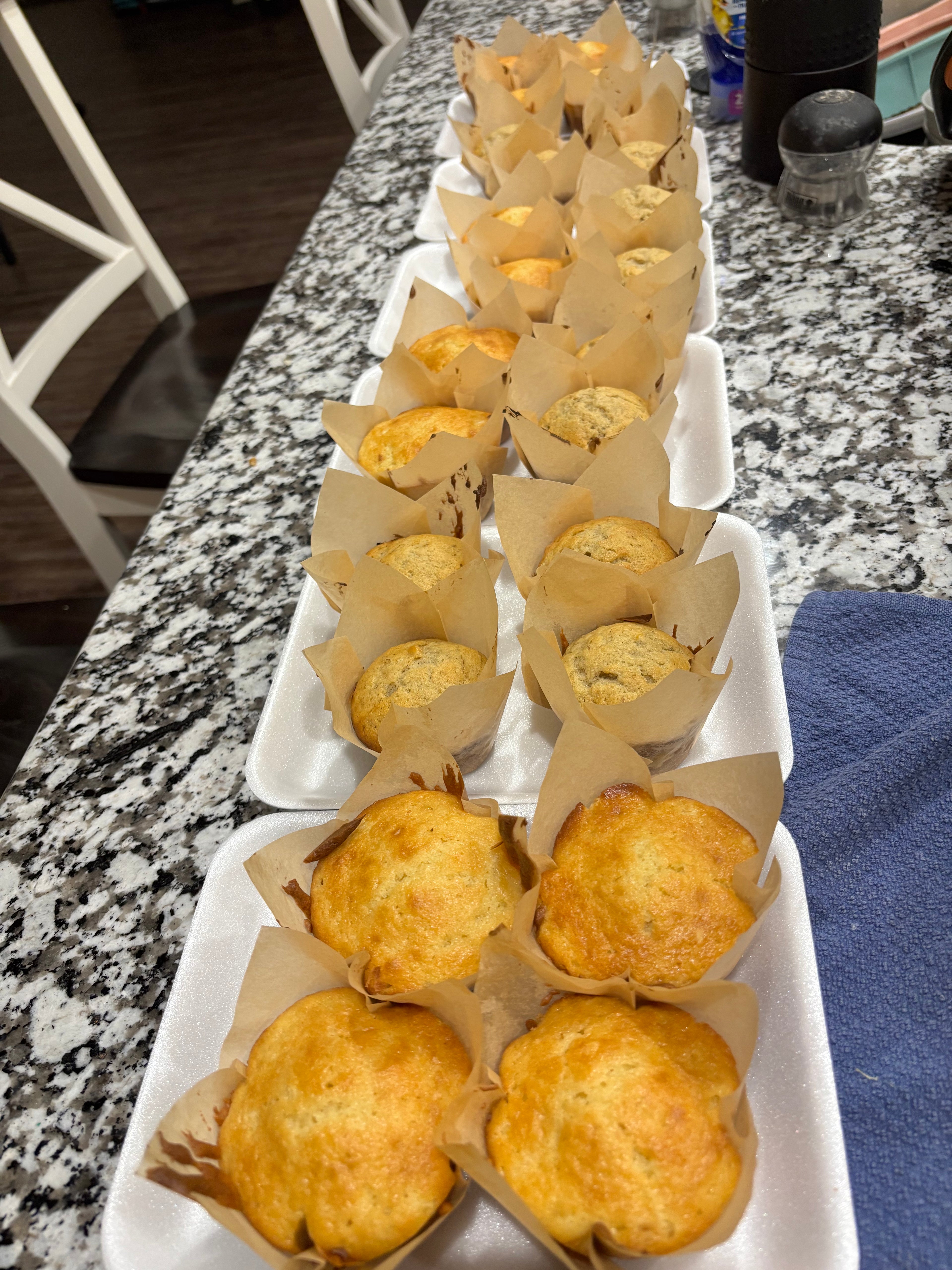 Muffins- Banana - Sold by half dozen